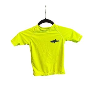 Panama Jack Neon Yellow Shark Rashguard